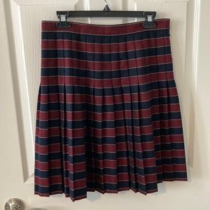 Brooks Brother Red Fleece Skirt